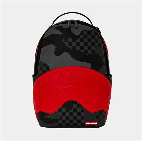 3am Red Alert Mens Backpack (Black/Red) .